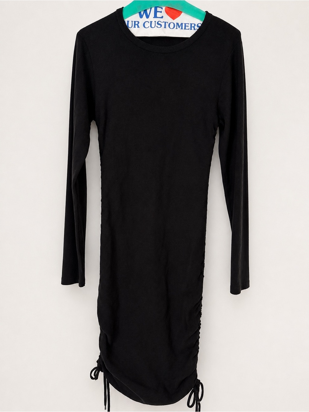 Lioness Long-Sleeve Ruched Sweater Dress